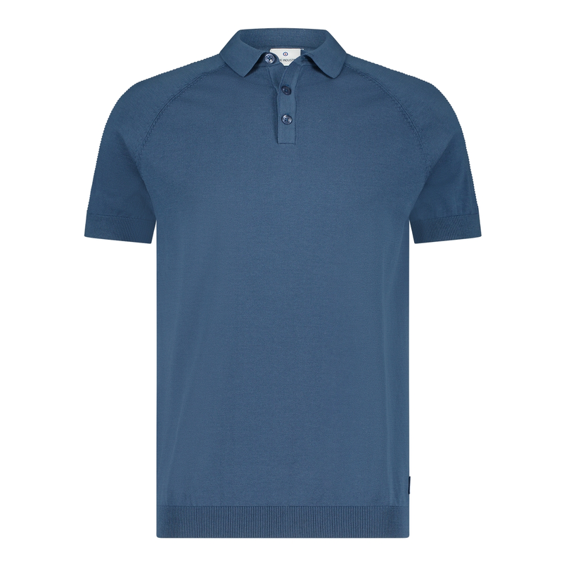 Blue Industry Heren Polo Kbis25-m18 Blauw