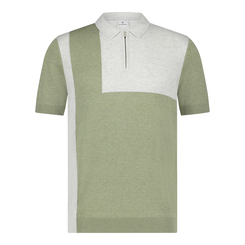 Blue Industry Heren Polo Kbis25-m19 Groen