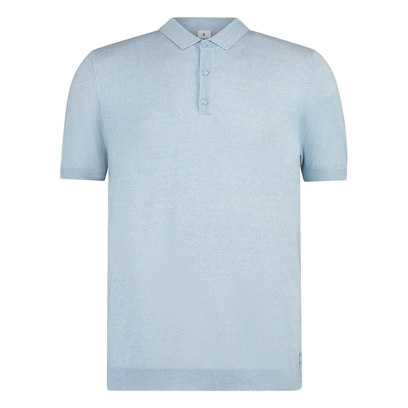 Blue Industry Heren Polo Kbis25-m56 Midden blauw
