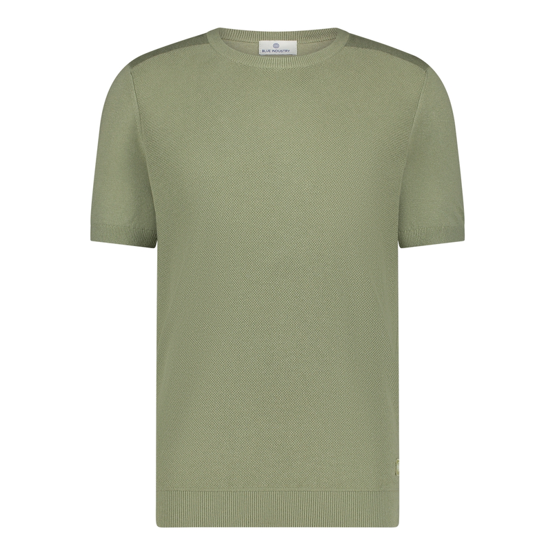 Blue Industry Heren T-shirt Kbis25-m11 Groen