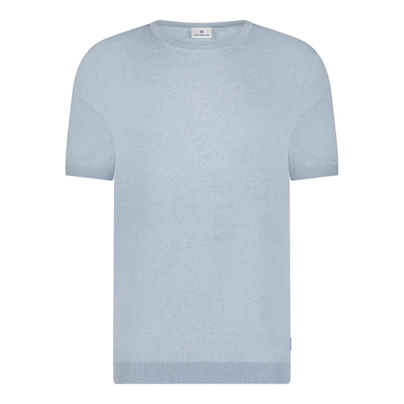 Blue Industry Heren T-shirt Kbis25-m17 Midden blauw