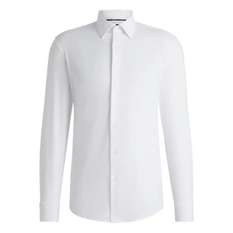 Boss Black Heren Overhemd 50533395 Wit