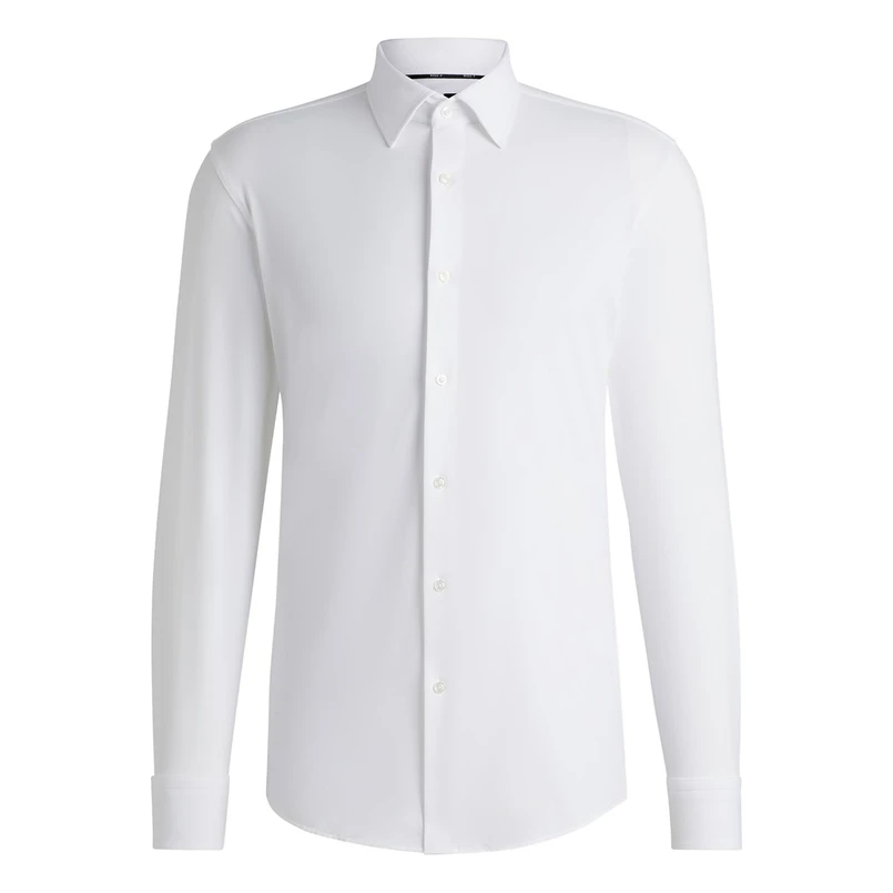 Boss Black Heren Overhemd 50533395 Wit