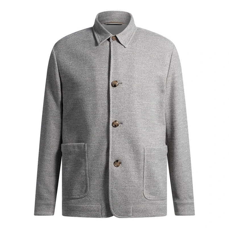 Boss Black Heren Overhemd 50536066 Beige