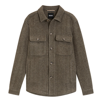 Boss Black Heren Overhemd 50551691 Bruin mele