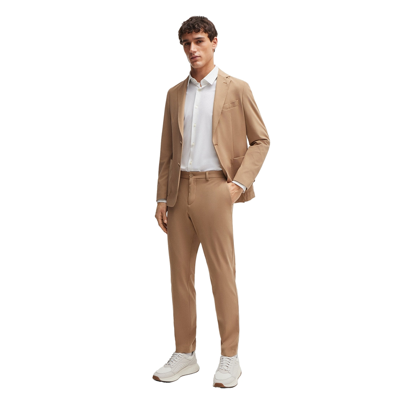 Boss Black Heren Overhemd P-HANK-s-kent-C1-222 10248739 Wit