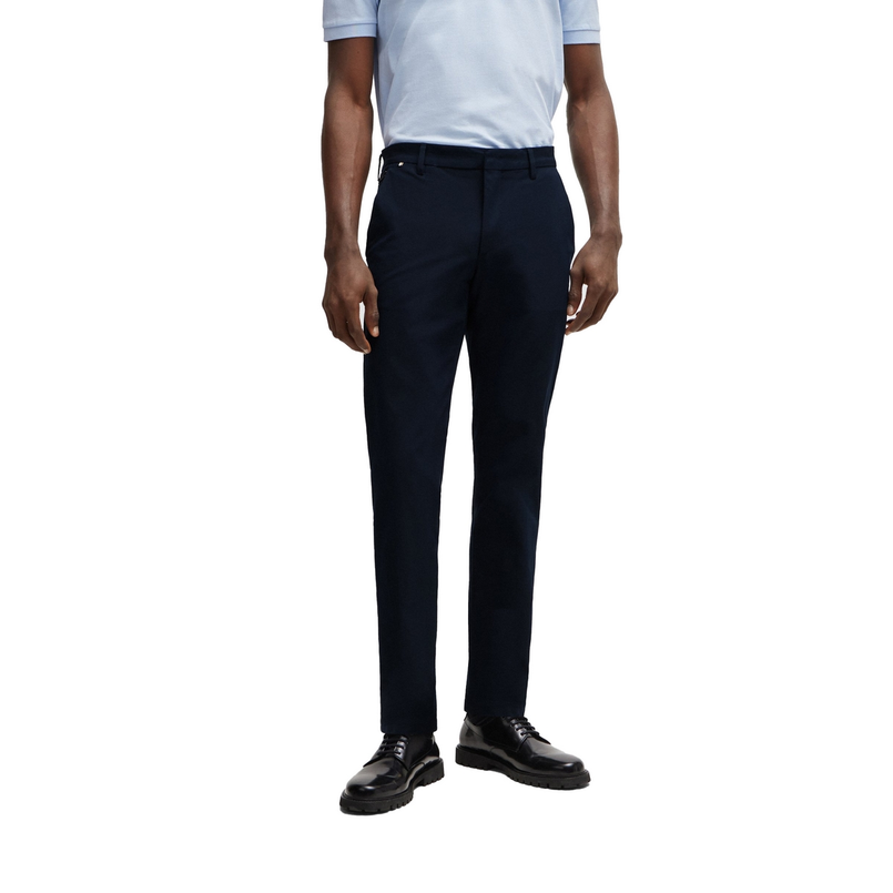 Boss Black Heren Pantalon 50487754 Navy