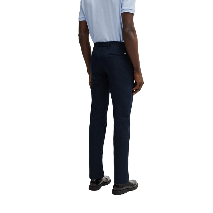 Boss Black Heren Pantalon 50487754 Navy