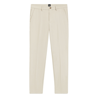 Boss Black Heren Pantalon P-Kaiton1-Zip 10271527 01 OFF-WHITE