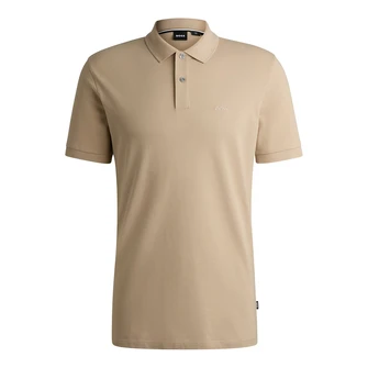 Boss Black Heren Polo 50468362 Beige
