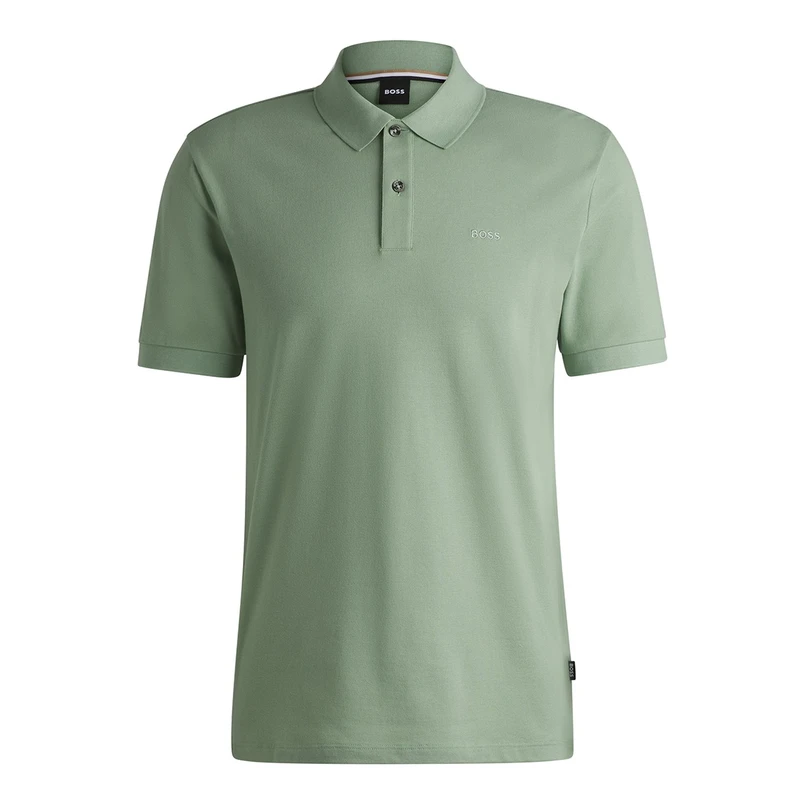 Boss Black Heren Polo 50468362 Groen