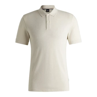Boss Black Heren Polo 50468362 OFF-WHITE