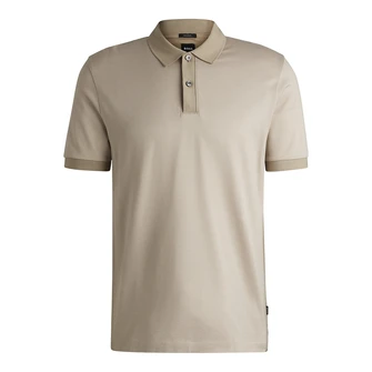 Boss Black Heren Polo 50532246 Beige