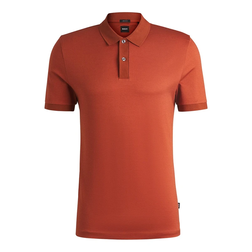 Boss Black Heren Polo 50532246 Oranje