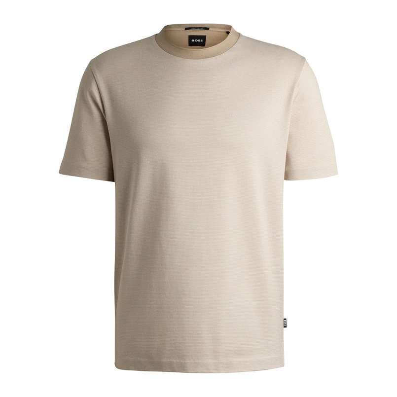 Boss Black Heren T-shirt 50534030 Beige