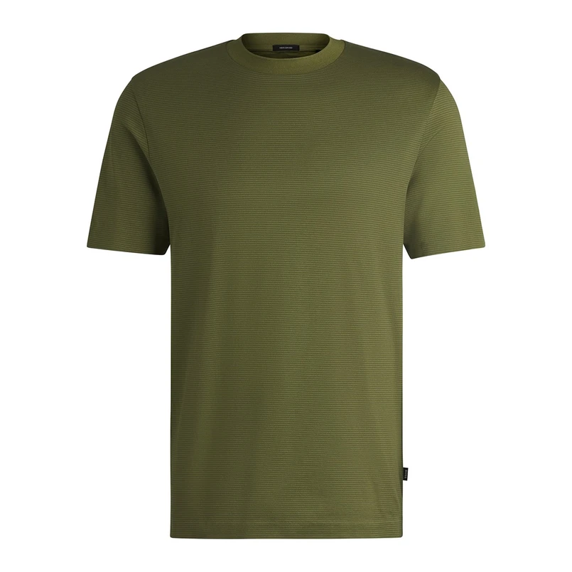 Boss Black Heren T-shirt 50534030 Groen