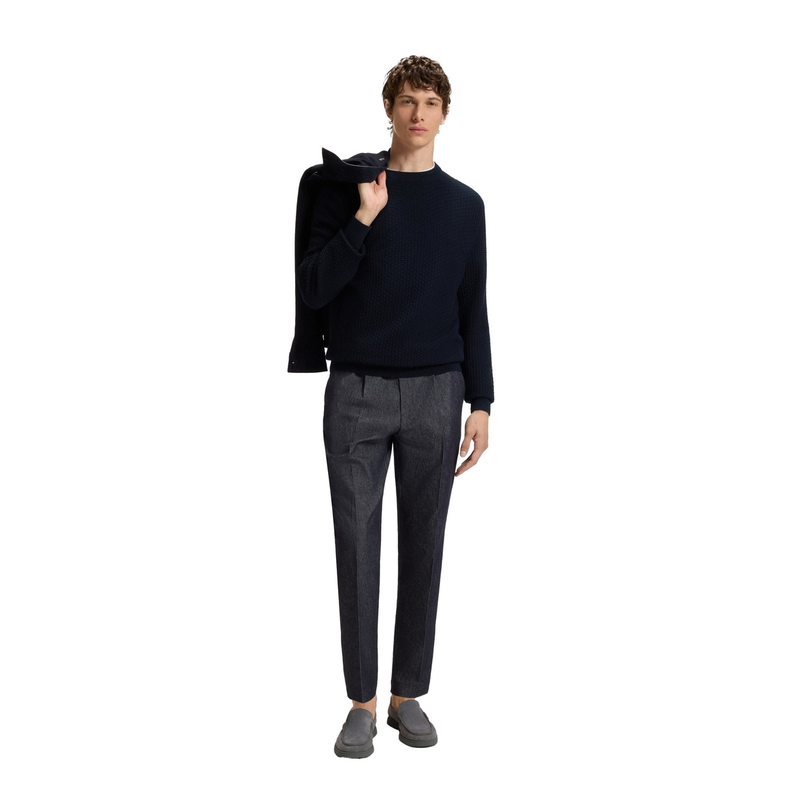 Boss Black Heren Trui 50545283 Navy