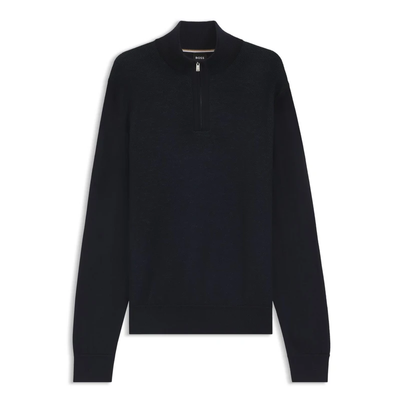 Boss Black Heren Zipper 50543155 Navy