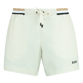 Boss Black Heren Zwembroek 50469324 OFF-WHITE