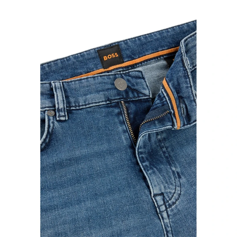 Boss Heren Broek 50524008 Midden blauw
