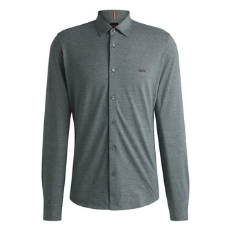 Boss Heren Overhemd 50519748 Groen