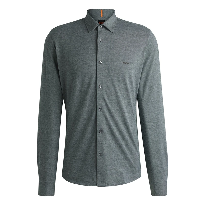Boss Heren Overhemd 50519748 Groen