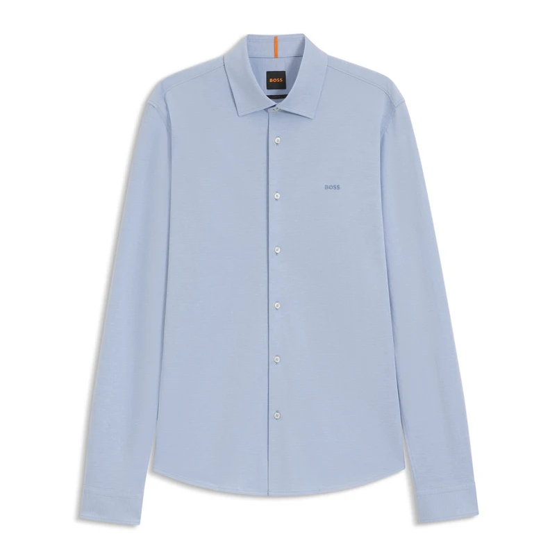 Boss Heren Overhemd 50519748 Midden blauw