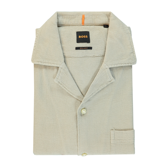 Boss Heren Overhemd 50537940 Beige