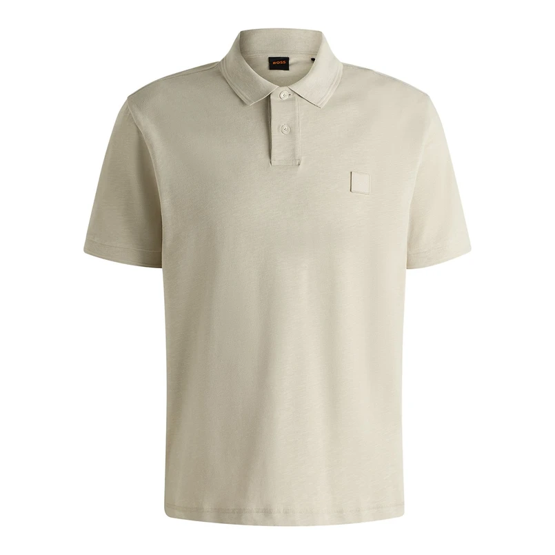 Boss Heren Polo 50536728 Beige
