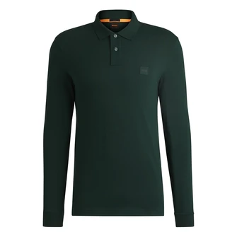 Boss Heren Polo Passerby 10256683 01 Groen