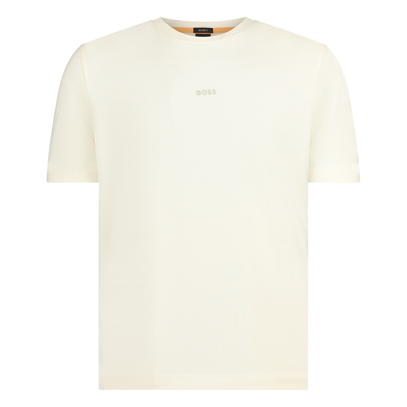 Boss Heren T-shirt 50473278 Geel