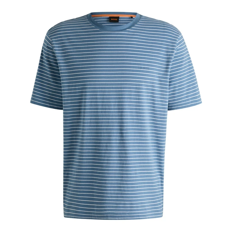 Boss Heren T-shirt 50499334 Bleu
