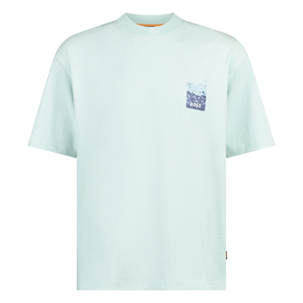 Boss Heren T-shirt 50540520 Bleu
