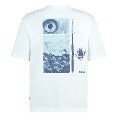 Boss Heren T-shirt 50540520 NATUREL