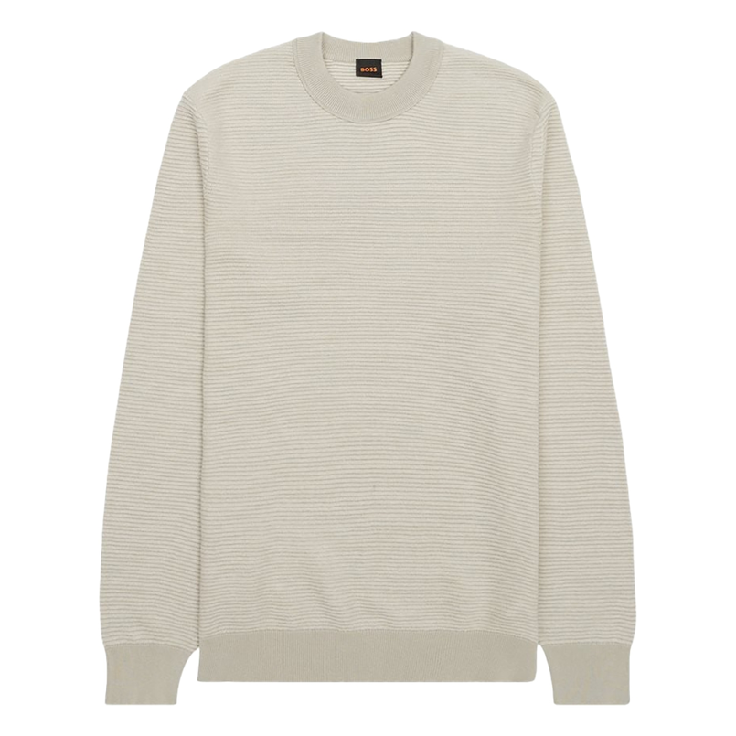 Boss Heren Trui 50533785 Beige