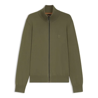 Boss Heren Vest Kanozip_S 10272322 01 Groen