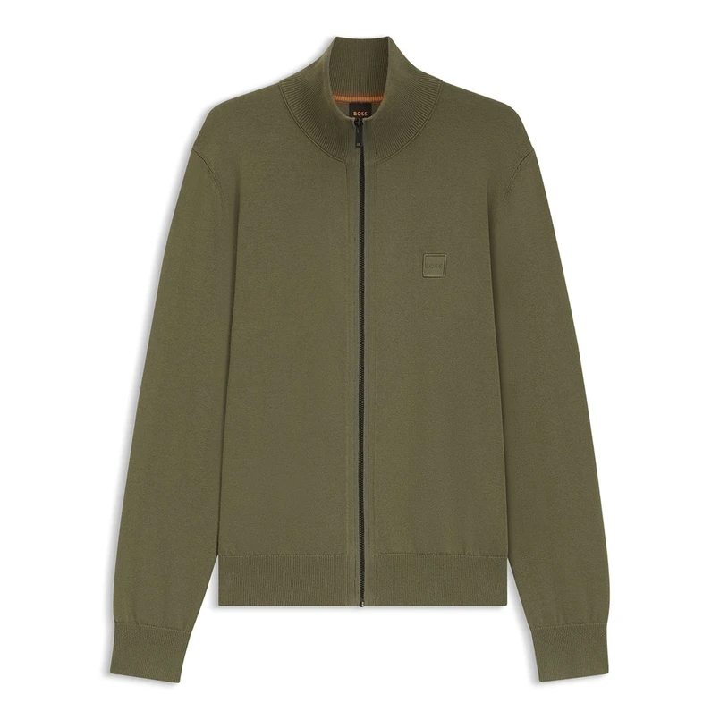 Boss Heren Vest Kanozip_S 10272322 01 Groen
