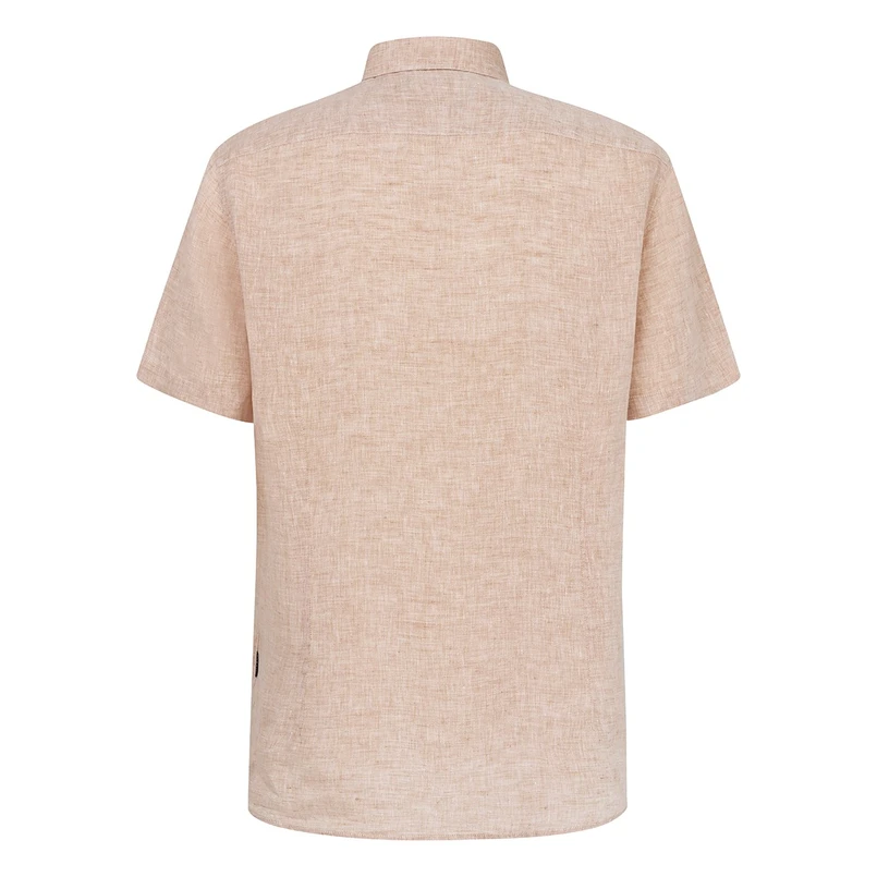 Bugatti Heren Overhemd 78900c 9450 Taupe