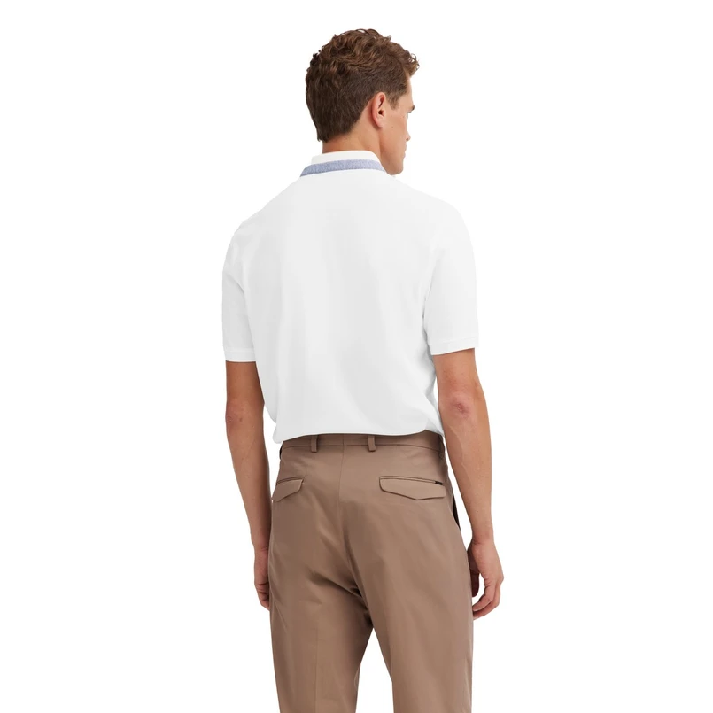 Bugatti Heren Polo 75003c 8150 Wit