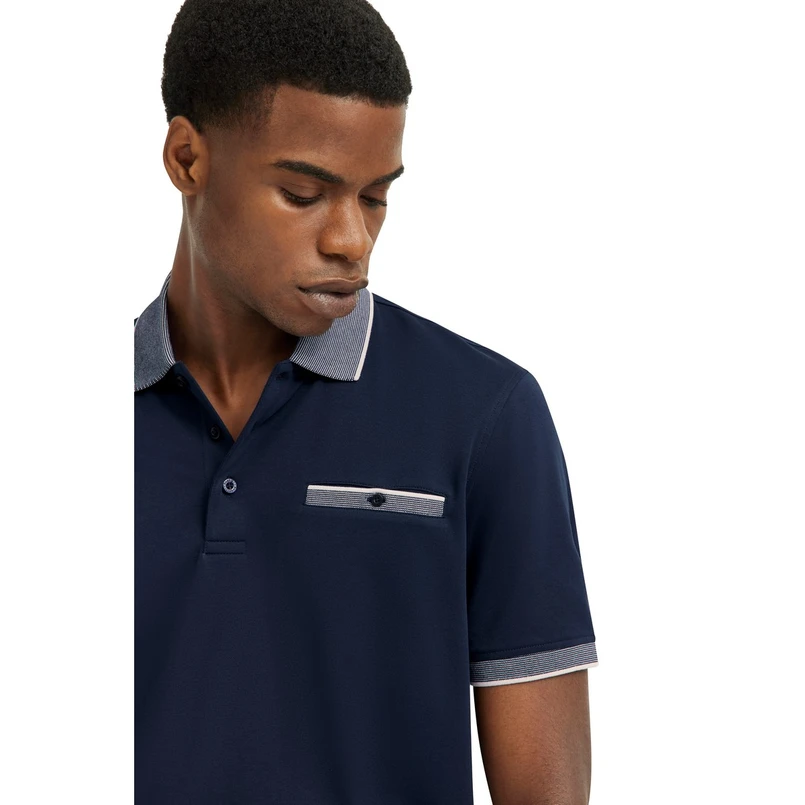 Bugatti Heren Polo 75091c 8151 Navy