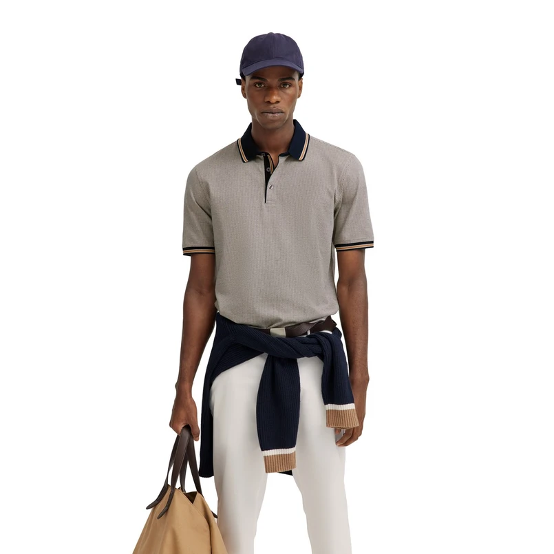 Bugatti Heren Polo 75103c 8150 Taupe