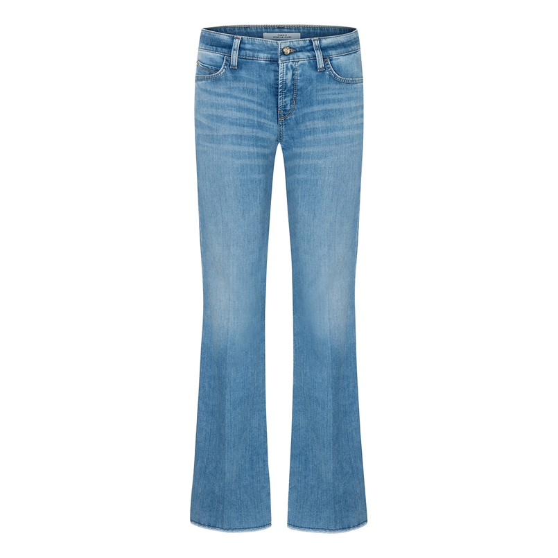 Cambio Dames Jeans 9118-0012-48 Parisfla Bleached blue denim