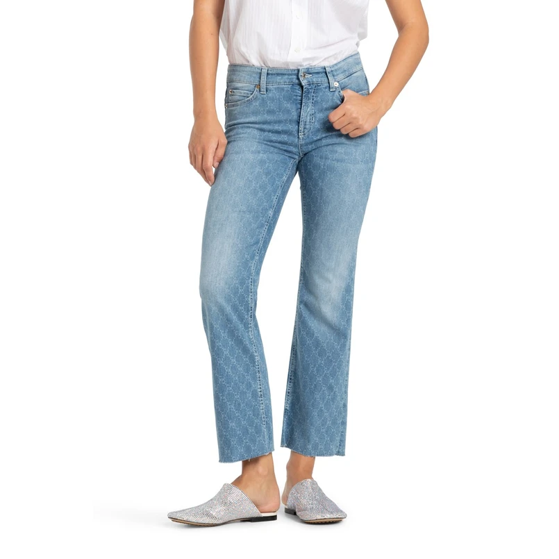 Cambio Dames Jeans 9128-0030-46 Paris Mid blue denim