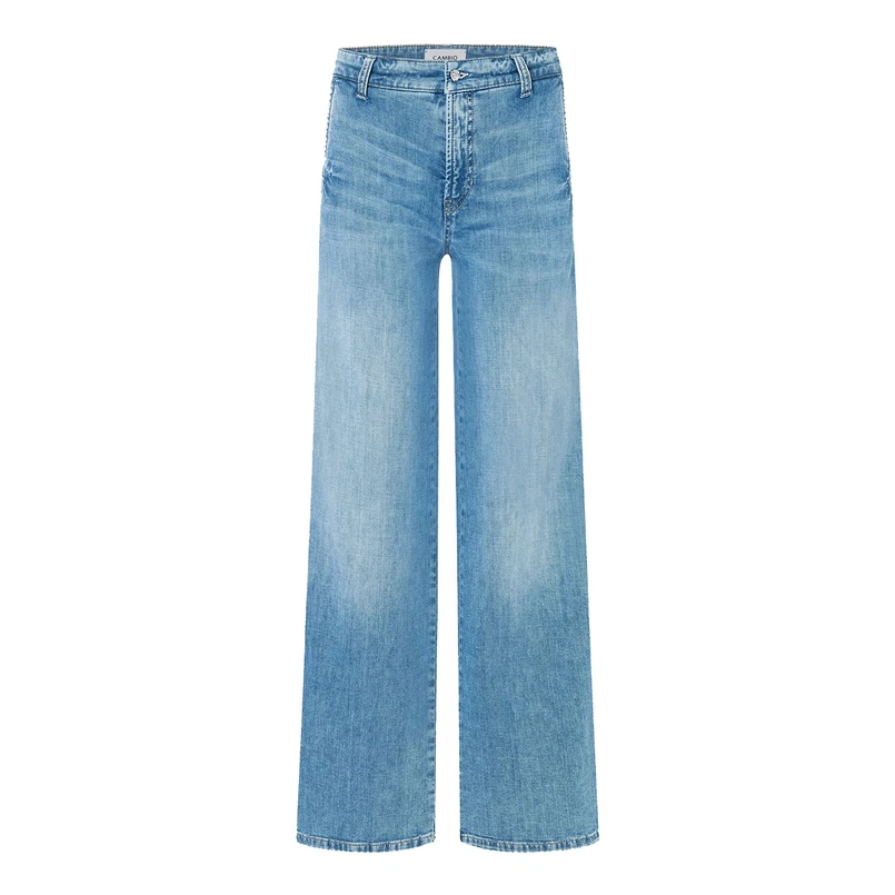 Cambio Dames Jeans 9150-0025-09 Alek Mid blue denim