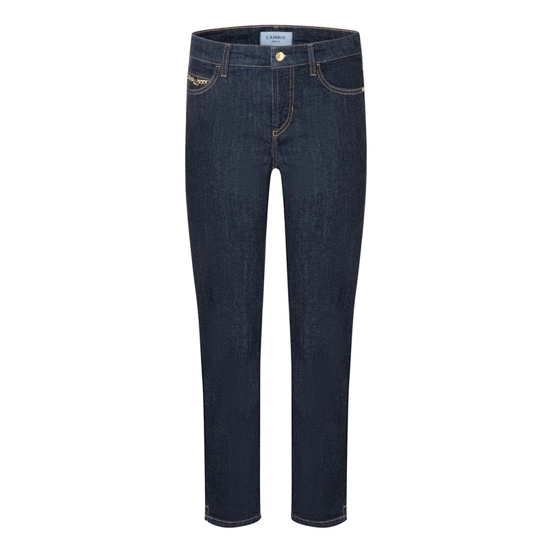 Cambio Dames Jeans 9157-0083-41 piper Dark blue denim