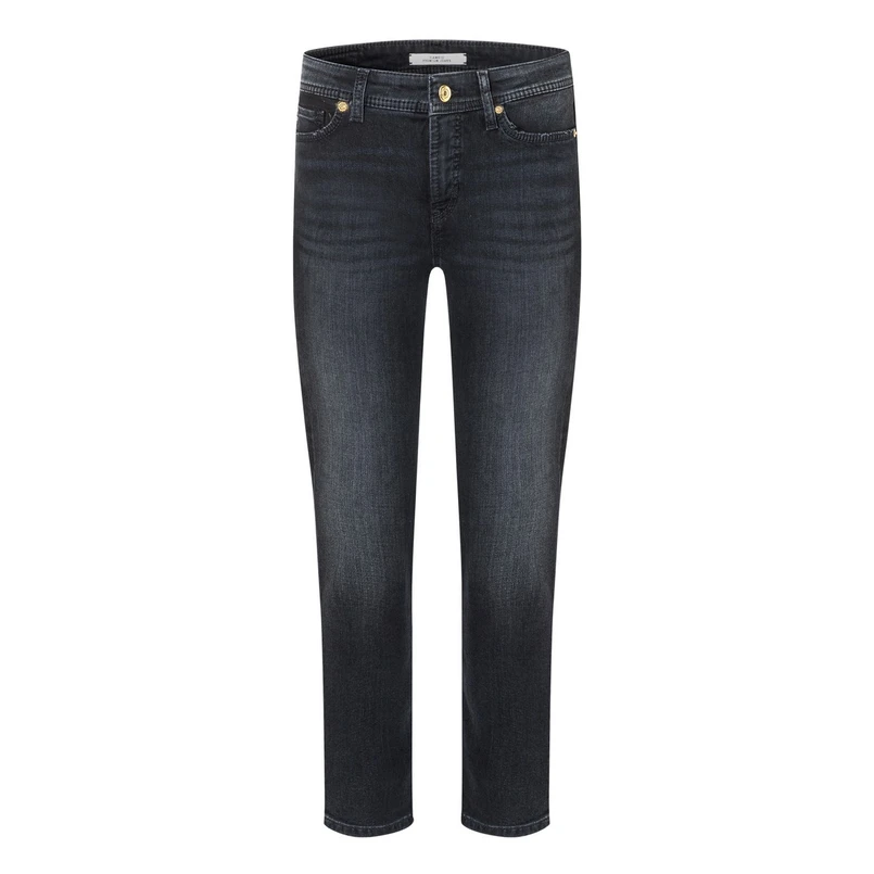 Cambio dames jeans piper cropped Black denim