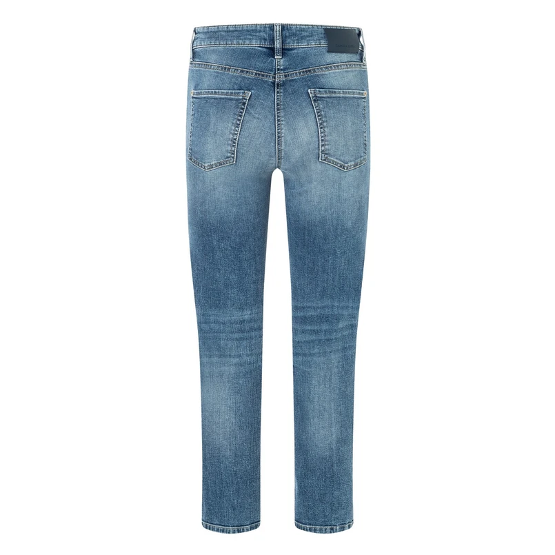 Cambio dames jeans piper short Mid blue denim