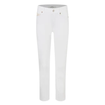Cambio dames jeans piper short Wit