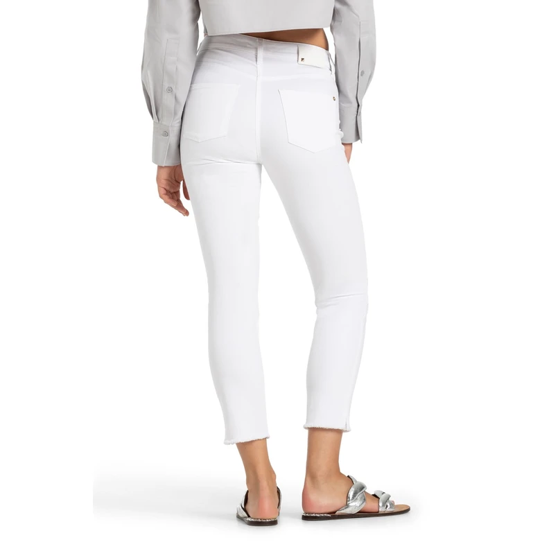 Cambio dames jeans piper short Wit