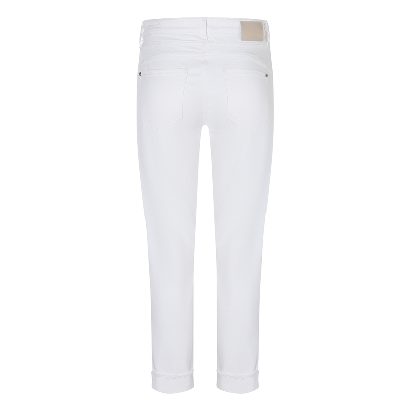 Cambio dames jeans piper short Wit
